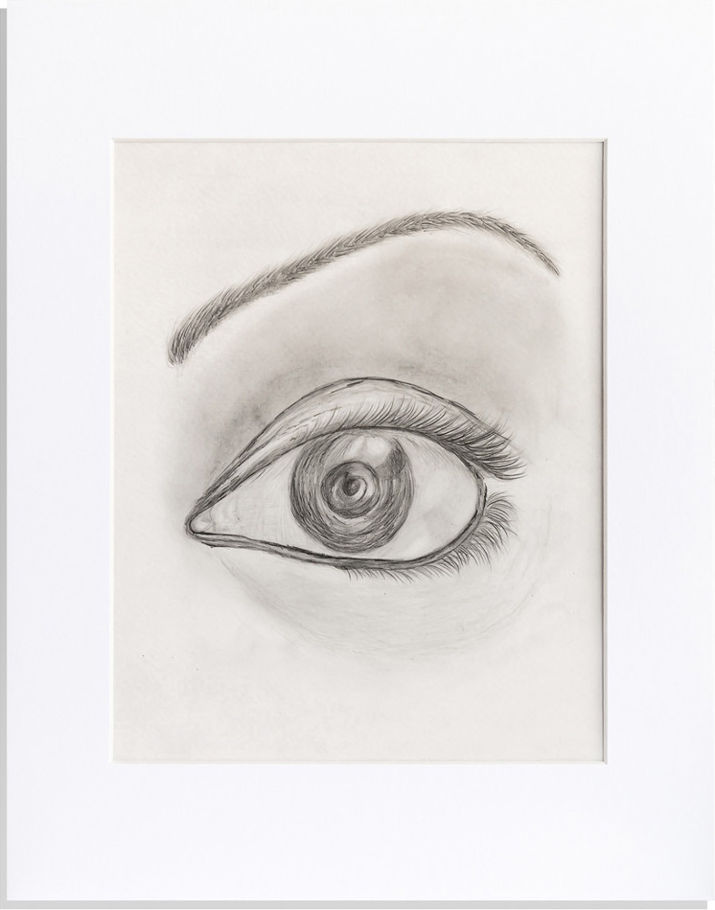 Eye Matted Print